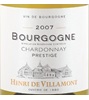 07 Chardonnay Prestige Bourgogne (Henri Villamont) 2007